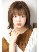 リノナ(Linona)&nbsp;前髪あり 小顔効果外はねボブ 赤みなしカーキベージュ 錦糸町