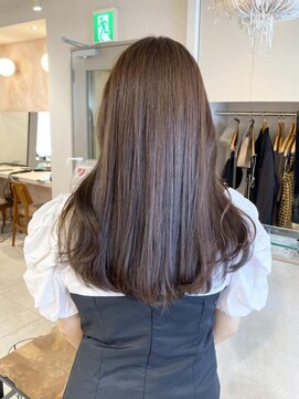 ネオリーブ チロル 横浜西口店(Neolive CiroL.) モカベージュレイヤーロング韓国艶髪
