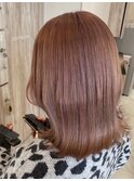 ミルクティーベージュダブルカラーインナーカラーケアブリーチ