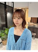 くびれヘア おくれ毛カット 顔周りカット