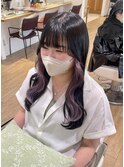 ラベンダーたっぷり　色落ちバッチリカラー　ケアブリーチ
