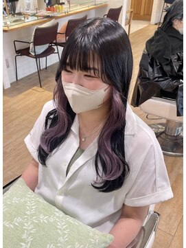 ネオリーブ チロル 横浜西口店(Neolive CiroL.) ラベンダーたっぷり　色落ちバッチリカラー　ケアブリーチ