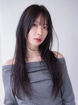 ハバナ 立川(HAVANA) 韓国風レイヤーカット髪質改善ダブルカラーミルクティーベージュ