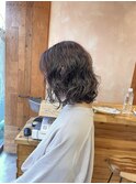ミディアム×パーマ