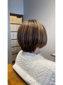 #ショートヘアonハイライト
