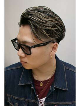 ヘアカロン 熊本本店(Hair CALON) メンズハイライトメッシュフェード熊本下通