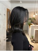 【stylist AIKA】透明感のある暗めなオリーブカラー