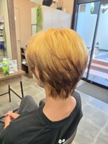 バセット バイ アルター 鎌取店(basset by aL-ter)&nbsp;メンズカット/スパイキーショート/ブルーブラック