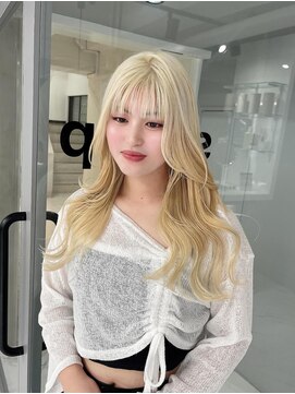 スウィープ(sweep) ブロンドヘア