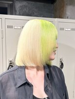 エゴ 池袋(EGO)&nbsp;ホワイトブロンド/ライム/ブロックカラー