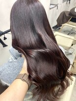 エルフレームバイワンラヴェスト(L'FLAME by one Lovest)&nbsp;カット、ピンクブラウンカラー/長野駅前L'FLAME