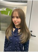ヘーゼルベージュ×レイヤーカット