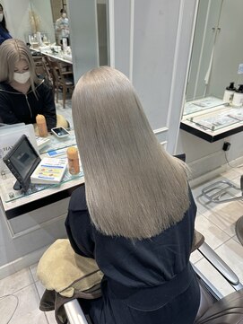 ネオリーブギンザ 銀座店(Neolive GINZA) ホワイトカラー×ケアブリーチ/ダブルカラー/銀座駅