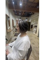 リフル 八王子(RIFULL) ハイライト バレイヤージュ ショート レイヤー 髪質改善