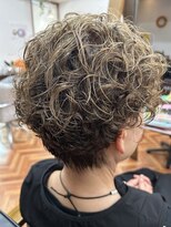 ブルネットカラー(Brunette color)&nbsp;パーマヘア