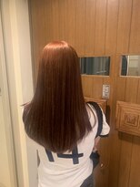 お～るうぇいず(always)&nbsp;ケアブリーチ大人可愛いピンクオレンジカラー韓国風レイヤー