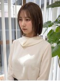 【ふんわり軽い】レイヤーボブ×小顔シルエット
