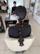 ウィーブリスタ(Weve Rista)&nbsp;編みおろしヘアアレンジ
