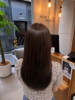 ヘアースパ ノッシュ 博多千代店(Hair Spa Nosh) Hair Spa Nosh 博多千代店/ダークブラウン/髪質改善ストレート
