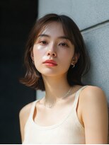 ロッソ 大橋店(Rosso) 透け前髪のナチュラル外ハネボブ【大橋】