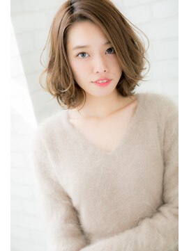 ローマ ギンザ(ROMA Ginza) 『ROMA』クラシカルモードうぶバングメルトカラー大人ミディアム