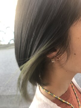 リュエル(ruelle) インナーカラーグリーン