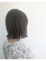 ヘアメイク オブジェ(hair make objet) 切りっぱなしボブ