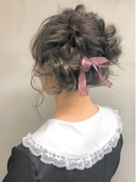 エクー(ECOO) 【 ウェーブツインお団子ヘア 】