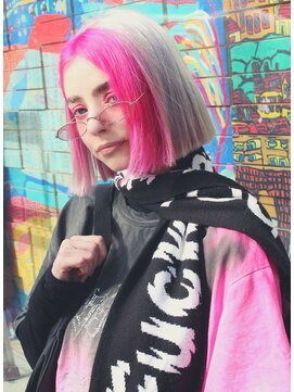 ジジバイワースホワイル(jiji by WORTH WHILE) NYLON　風　パンクボブ