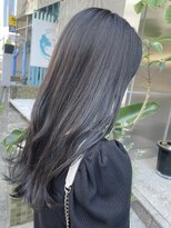 ヘアーメイクオズ(hair make O/S) ヘアーメイクオズ＆金あゆみ　ブルーブラック