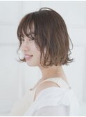 ナチュラルボブ/くせ毛風ボブ/20代30代【カペリベラ香里園店】