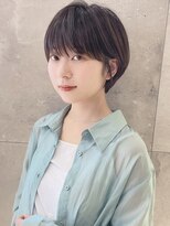 ショートボブ髪型【30代40代50代】ストレートパーマ145