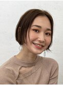 おしゃれ度アップ！フェミニンリラクシーショートボブ