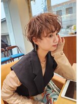 グロウミドル(GROW middle)&nbsp;ベージュカラー×フワッとニュアンスパーマ【middle】野村恵子