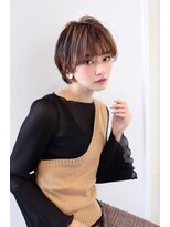 エレン 池袋(ElEn.)&nbsp;似合わせ小顔カット×ショートボブ　ベージュ　髪質改善