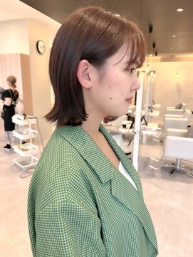 ヴィサージュタイム(VISAGE thyme) ぱっつんボブ/ミニボブ/ボブ/ショート/ハイライト/ブリーチ