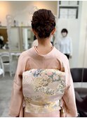 【大人気】訪問着ヘアセット、着付け