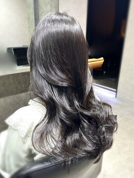 エースヘアー(A.hair) ラベンダーグレージュ/レイヤーカット/髪質改善/韓国
