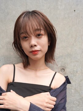 ニコ トウキョウ 渋谷(nico TOKYO) ミディアムレイヤーカットボブウルフ/10代20代/インナーカラー