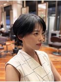 カジュアルショート/前髪短め/30代/40代/50代/エイジレス