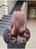 【山嵜 栞】ブリーチなし"レッドカラー"