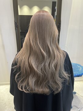 クラウド(Cloud) ミルクティーベージュ/ベージュ/ハイトーン/岡崎美容院