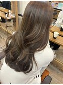 大人かわいいエギョモリ ミルクティーブラウン ひし形シルエット