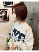 コレット ヘアー 大通(Colette hair)&nbsp;ボルドー×オレンジ