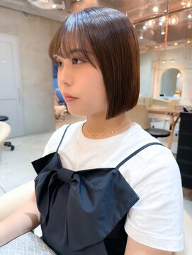 ロンド エスポワール 錦糸町(Lond espoir) くびれヘア/アプリコットオレンジ/ボブ/髪質改善/縮毛矯正/