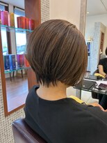 ノット 成田公津の杜(Knot)&nbsp;前下がりショート×オリーブベージュ/seika