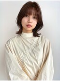 チョコレートブラウン くびれヘア くびレイヤー【天神大名】
