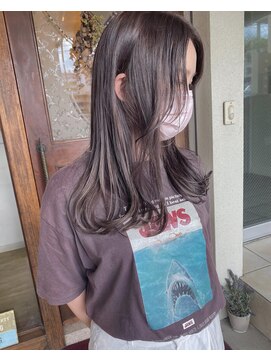 グランジュテ(grandjute) ブリーチ★ダブルカラー★髪質改善★ヘッドスパ★セミロング