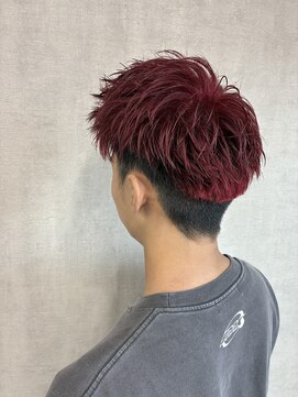 トリコ(ToricO) スパイキーショート 刈り上げショート チェリーレッド