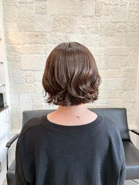 ヴァン カウンシル 川口店(VAN COUNCIL) くすみベージュ×ボブ【東川口　艶カラー】